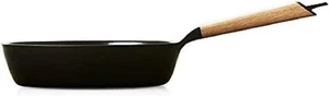 Padella vermicolare 24 cm/9,5 pollici profondità tipo rovere manico coperchio non incluso NUOVO - Foto 1 di 2