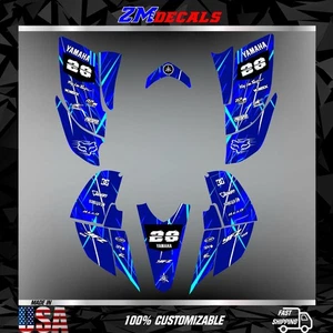 Yamaha YFZ 450 graphics kit 2003 2004 2005 2006 2007 2008 stickers decals kit - Picture 1 of 6
