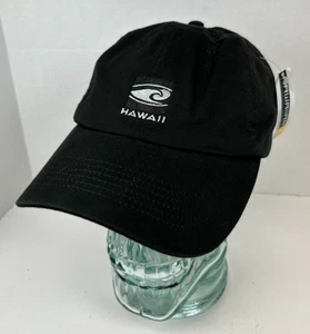 Hawaii Hawaiian Performance Surf-Wear Cap Mütze, schwarz - verstellbarer Riemen hinten NEU - Bild 1 von 6