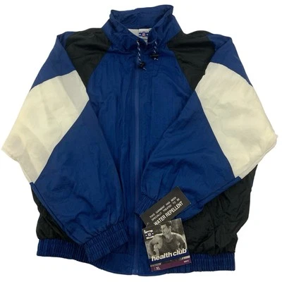 Vintage Pro Spirit Track Jacket XL Blue Black Windbreaker Full Zip 90s READ - Image 1 of 4