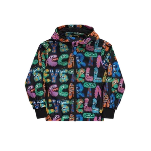(Kids) Stella McCartney Monster Logo Print Jacket Black Multicolour - Picture 1 of 1