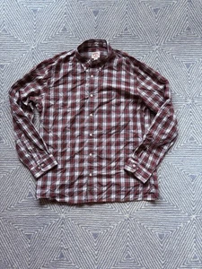 Brooks Brothers Red Fleece Long Sleeve Button Shirt - Red/White/Black - XXL - Picture 1 of 6
