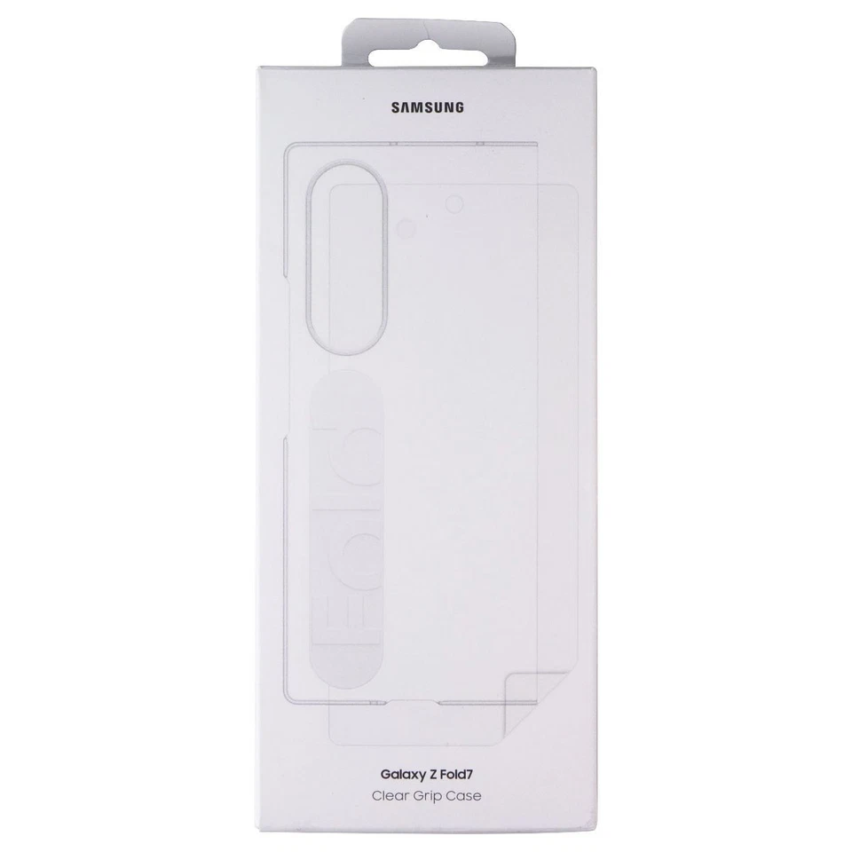 Samsung Clear Grip Case and Film for Galaxy Z Fold7 - Clear (EF-QF966CTEGUS)