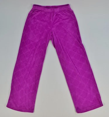 Juicy Coutue Pink Purple Jacquard Soft Sweatpants Pajama Pants Sleepwear Small - Image 1 of 4