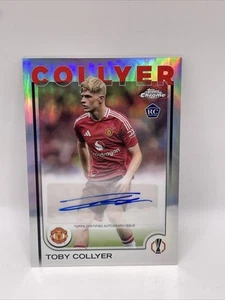 2024/25 Topps Chrome UEFA Club Competitions #CA-TC Toby Collyer RC Silver Auto - Bild 1 von 2