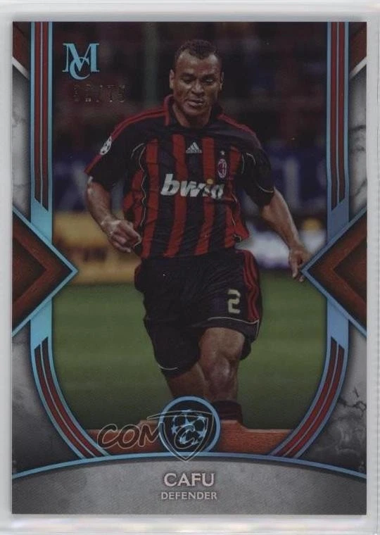 2022-23 Topps Museum Collection UCL Sapphire /75 Cafu #15 - Image 1 of 2