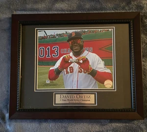 Boston Red Sox David Ortiz 3x World Series Champion Rings 13x16 Picture Photo - Picture 1 of 6