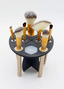 Makeup Brush Drying Rack & Organizer – Compact, Space-Saving Stand & Air-Drying - Picture 1 of 6