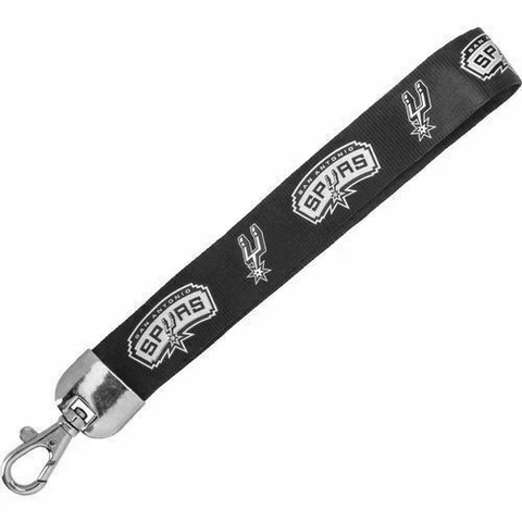 SAN ANTONIO SPURS WRISTLET KEYCHAINS LANYARD - FREE SHIPPING - NEW Cover