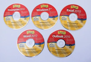 MS Office 2010 Training Course on CD Word, Excel, Windows, Ppoint, Outlook - Afbeelding 1 van 6