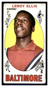 1969 Topps Basketball LEROY ELLIS #42    Nice Vintage *FAST SHIP*