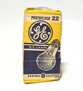 NOS GE PHOTOFLASH 22 PHOTO FLASH BULB - Picture 1 of 5
