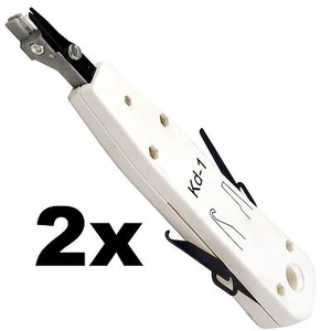 2 SZT. KRONE IDC DZIURKACZ WKŁADANY NARZĘDZIE PUSH DOWN BT GNIAZDO TELEFONICZNE SIEĆ RJ45 - Zdjęcie 1 z 3