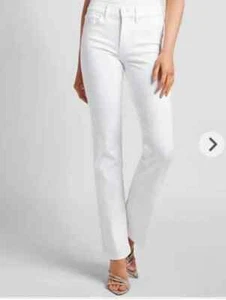 JEANS EXPRESS BLANCOS APENAS BOTA TIRO BAJO TALLA 14L NUEVOS CON ETIQUETAS - Imagen 1 de 5