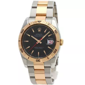 ROLEX Datejust Turn-O-Graph Watches 116261 Stainless Steel/SSxK18PG mens - Picture 1 of 24