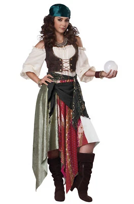 Medeival Renaissance Fortune Teller / Pirate Adult Costume - Image 1 of 3