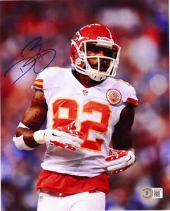 DWAYNE BOWE KANSAS CITY CHIEFS AUTOGRAPHED SIGNED 8x10 PHOTO F BECKETT BAS COA - Picture 1 of 1