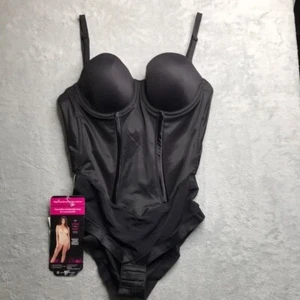 Maidenform Prendas moldeadoras de control firme Modeladoras fáciles negras nuevas 36B - Imagen 1 de 12