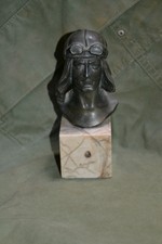 Statua fermacarte da tavolo pilota aviatore ww2