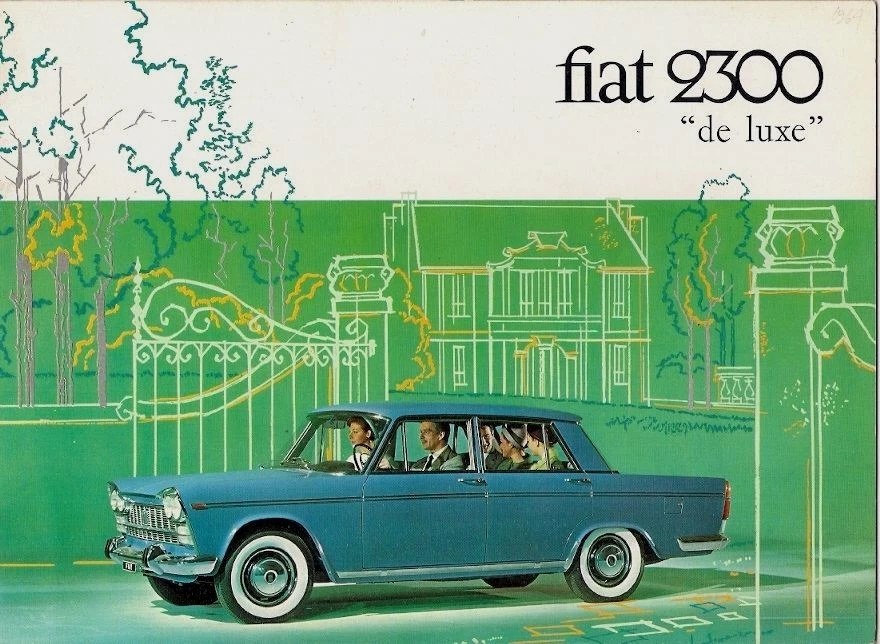 Fiat 2300 De Luxe Saloon & Estate 1963-64 UK Market Sales Brochure - Image 1 of 1