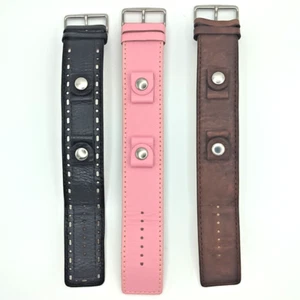 Cinturino orologio con polsini in pelle Fossil | JR-8516 set di 3 | rosa marrone nero usato in ottime condizioni - Foto 1 di 7