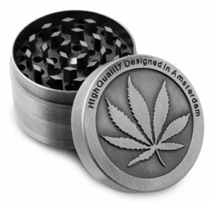 10 PEZZI GRINDER PER TABACCO IN METALLO 3 PARTI TRITA TABACCO TRITINO - Foto 1 di 2