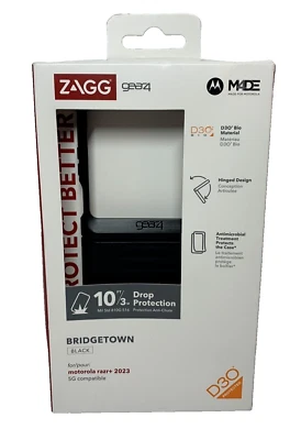 ZAGG GEAR 4 ZAGG Gear4 Bridgetown Case For Motorola Razr+ (Plus) 2023 - Black