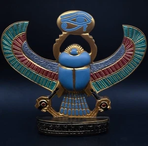 RARO ANTIGUO EGIPCIO ANTIGÜEDADES DE ANTIGUO ESCARABAJO ALADO DEL DIOS EGIPCIO KHEPRI - Imagen 1 de 3