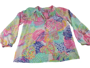 Lilly Pulitzer Amelia Island Roar of The Seas Tunika Oberteil Damen Größe Small - Bild 1 von 13