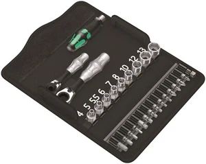 Wera Kraftform Kompakt Zyklop Mini 2 Socket Wrench Set 27 Pieces 05135918001 - Picture 1 of 11