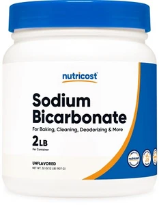 Nutricost Sodium Bicarbonate (2 LB) - 600mg Per Serving, Non-GMO, Gluten Free - Picture 1 of 5