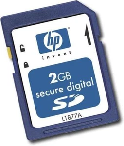 HP Secure Digital SD 2 GB Flash Memory Card (L1877A#707) - Picture 1 of 1