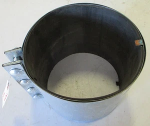 Pipe Compression Coupling 8" (8.625" OD) / 4-Bolt / Galvanized / Mfg: LORENZ A8B - Picture 1 of 12