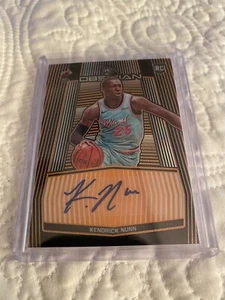 2019-29 panini obsidian RC Kendrick Nunn Auto #d 23/25 🔥 Lakers - Picture 1 of 3