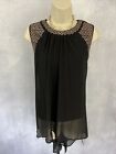 ROMAN Ladies Top Sleeveless Party Evening Cocktail Special Occasion Size UK 14