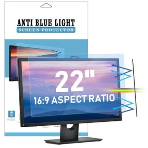 Anti Blaulichtfilter für 22 Zoll Monitor Blaulicht blockierende Displayschutz... - Afbeelding 1 van 8