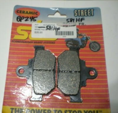 Pastillas de freno SBS NOS 581HF - Suzuki RM125, 250, Maico GP250, 400, 500 Foto 1 de 2