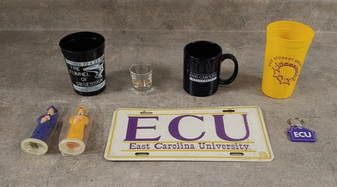 Variety Of East Carolina University Items (Lot Of 8) Cover