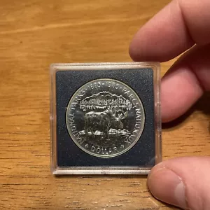 1985 Canada Silver Dollar National Parks Proof, Moose, in Capsule. .375oz ASW - Picture 1 of 2