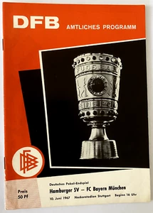 Hamburger SV v FC Bayern Munich 10th June 1967 DFB Cup Final - Picture 1 of 3