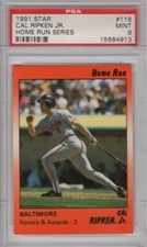 1991 star cal ripken jr home run series psa 9 pop 3 none higher Baltimore oriole