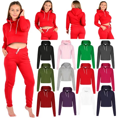 Workout Sweatshirts for Women - Long Sleeve Crop Top Hoodie Exercise Pullover - Image 1 of 3