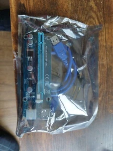 VER006C PCI-E PCI Express Riser Card 1X to 16X PCIE Currency Ethereum Mining - Bild 1 von 4