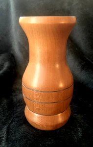 HANDCRAFTED Wooden Bud Vase....5" Tall - Picture 1 of 4