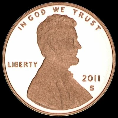 2011 S Lincoln Shield Cent Gem Deep Cameo PROOF Penny US Mint Coin Beautiful! - Image 1 of 3