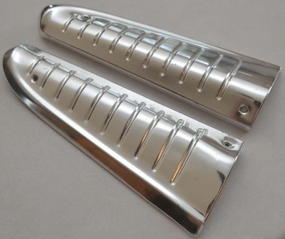 1963-1964 Ford Galaxie 500 Upper Left & Right Bench Trim Front Seat Mouldings - Image 1 of 4