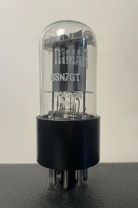 Brimar 6SN7GT Double Triode Valve Tube Tests Good Foreign Made - Picture 1 of 5