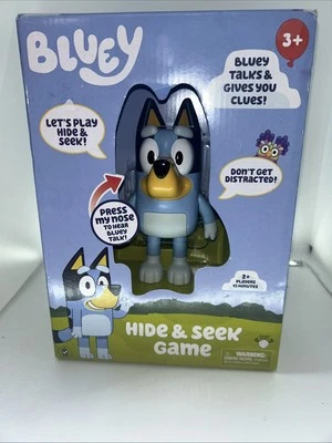 Bluey Hide & Seek Game, Hide Bluey & press her nose to start the timer, Ages 3+ - Image 1 of 2