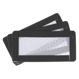 3PCS PC Filtre à Poussière 100x50mm Cadre Magnétique PVC Ordinateur Refroidisseur Maille Blanc - Photo 1/4