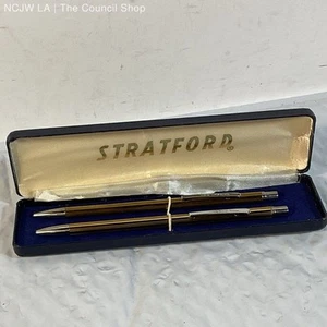 VTG. STRATFORD Gold Tone Pen & Pencil Set - Bild 1 von 5